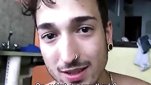Gay spanish latino guy paid to fuck straight married guy for topping inside abandoned building